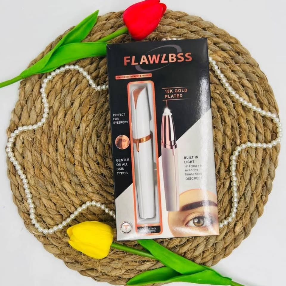 Depiladora de Cejas Eléctrica con Luz LED